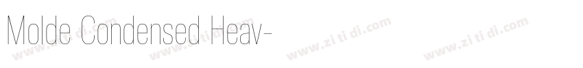 Molde Condensed Heav字体转换 Molde Condensed Heav字体转换